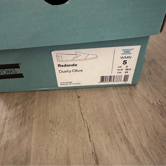 Tom’s Women’s Redondo Dusty Olive Size 5 - Picture 2 of 3
